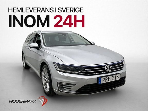Volkswagen Passat 218hk GTE Värmare Dragkrok Kamera CarPlay