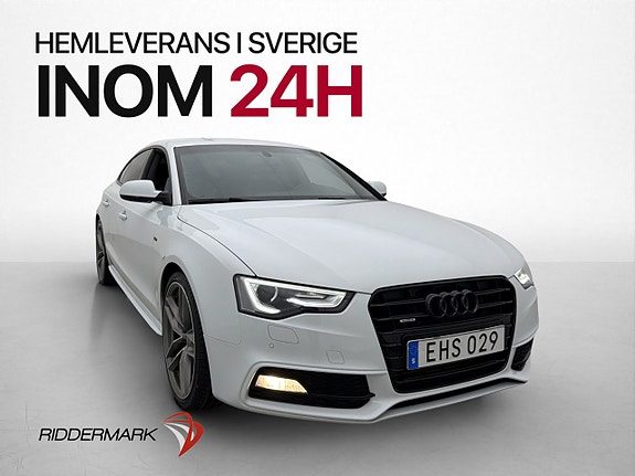 Audi A5 2.0 TFSI 225hk Quattro S Line Skinn/Tyg