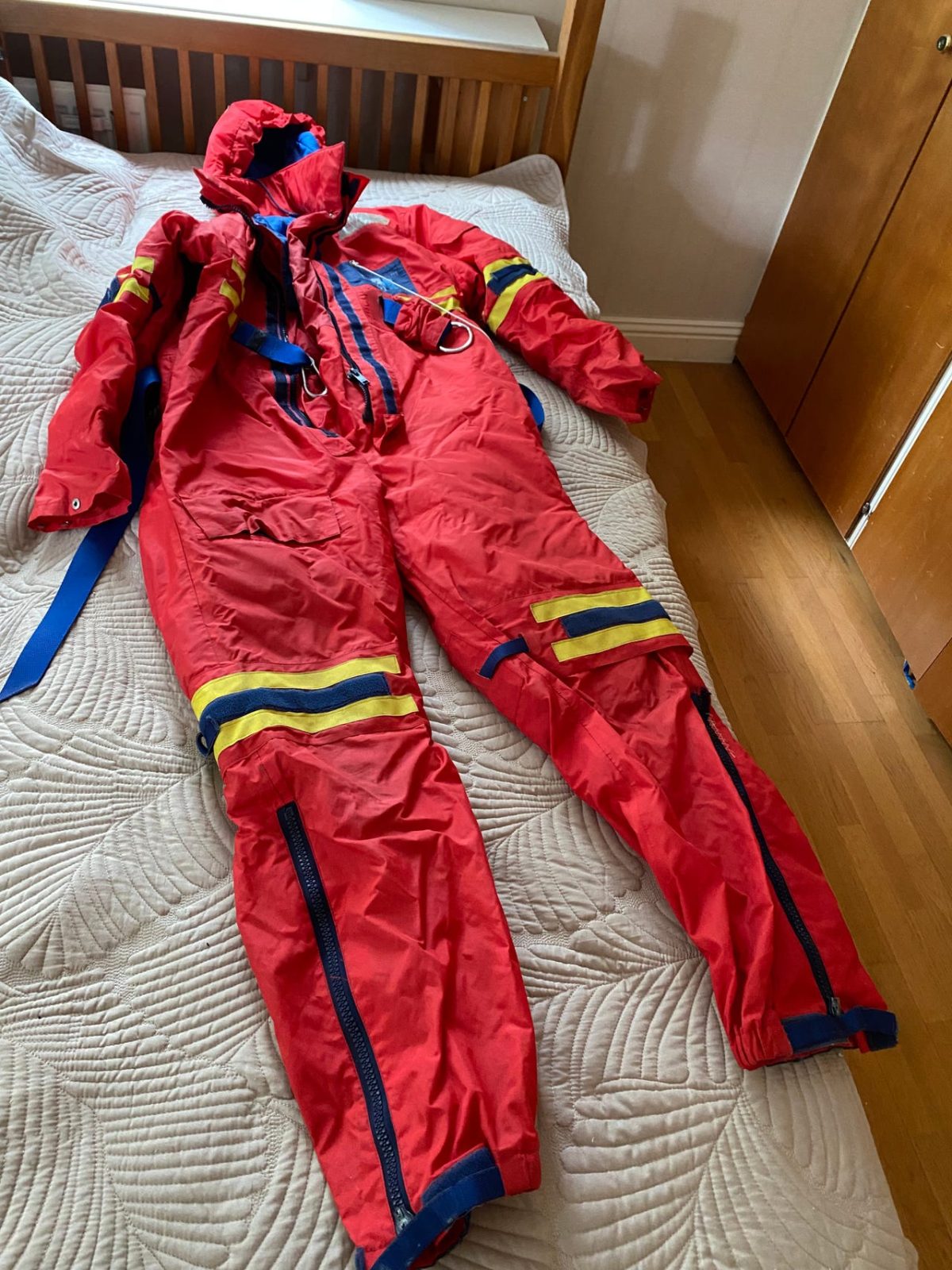 Fodrad seglaroverall