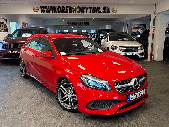 Mercedes-Benz A 180 180 AMG Line B-kamera Carplay Park-sensor 122hk