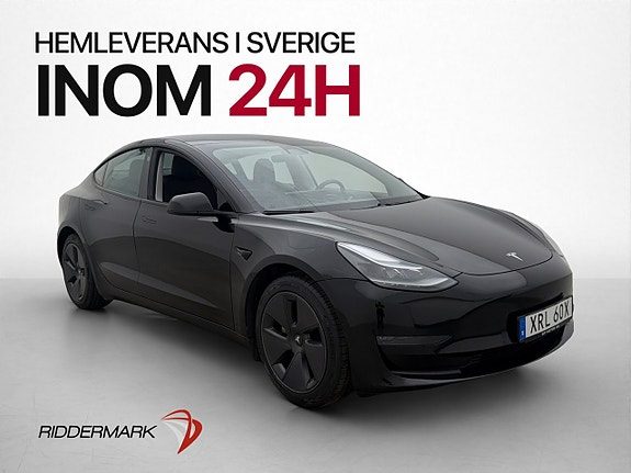 Tesla Model 3 Long Range AWD 440hk Autopilot Kamera Sv-Såld
