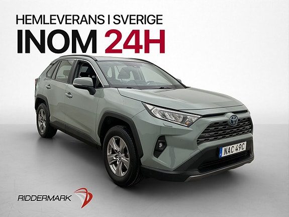 Toyota RAV4 Hybrid AWD Active Backkamera Drag Rattvärme MOMS