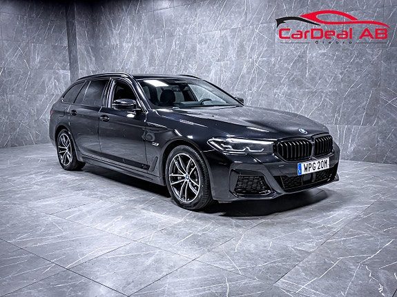 BMW 530e xDrive Touring M-Sport H/K Adaptiv Läder Kamera Drag