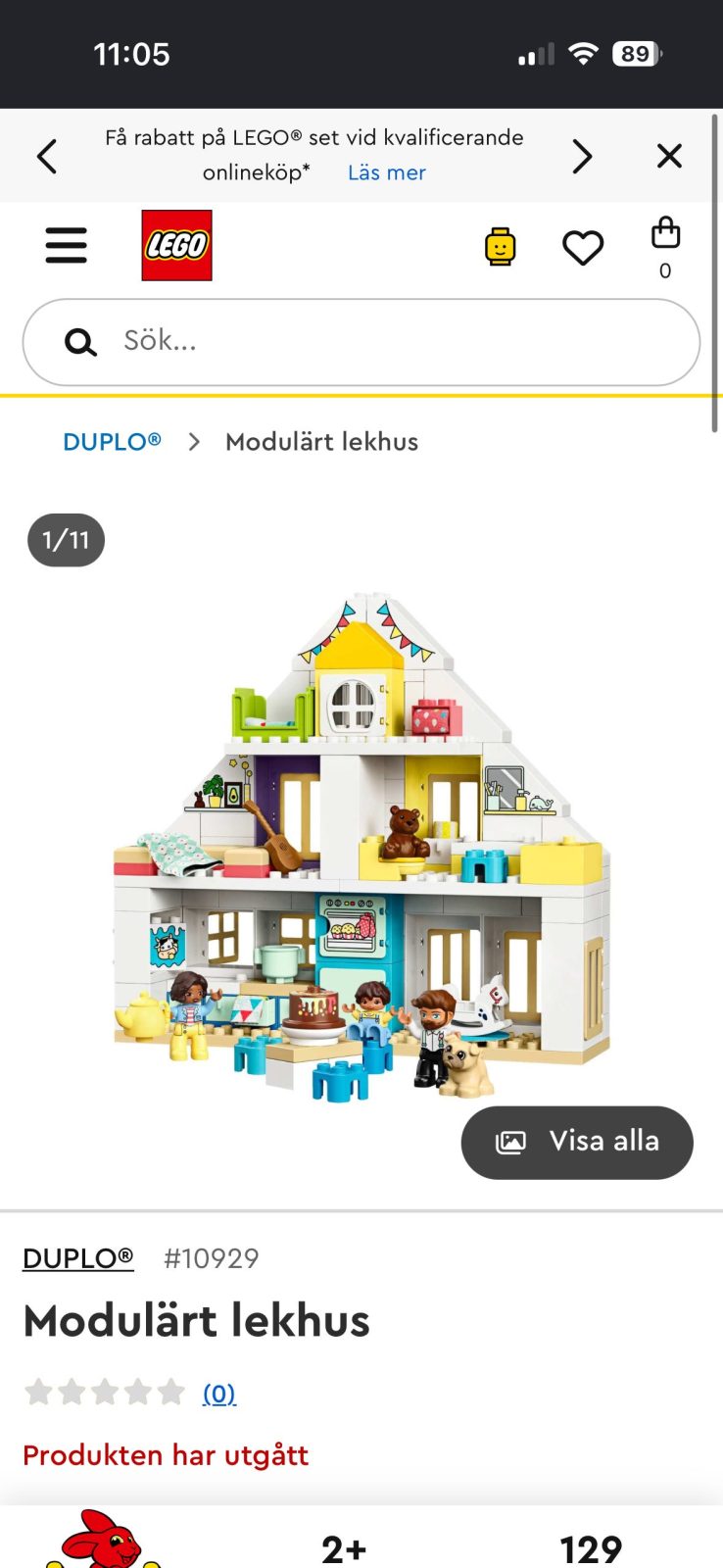 Duplo samlingsset med ca 1000 bitar