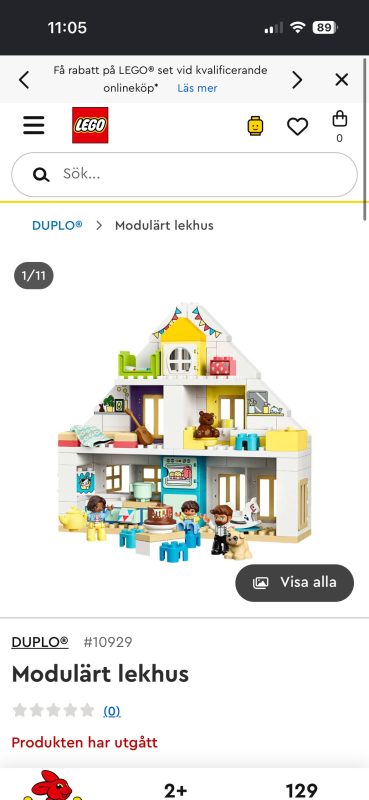 Duplo samlingsset med ca 1000 bitar
