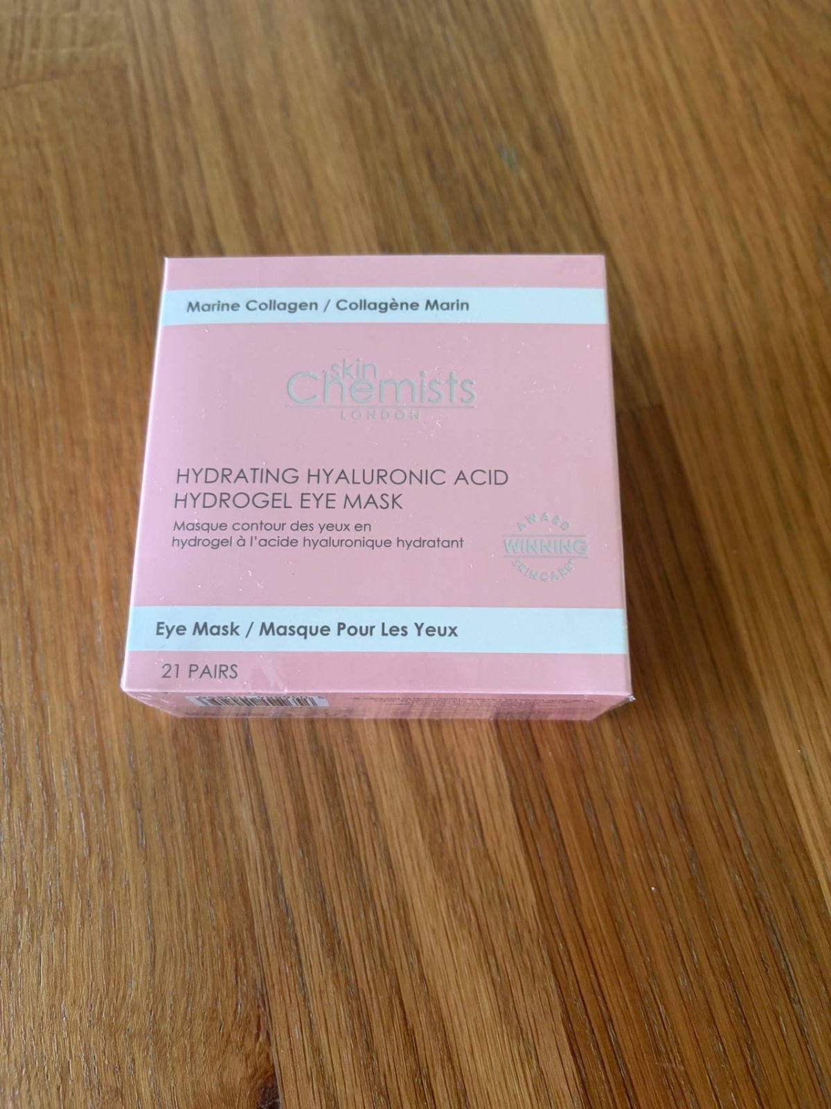 Skin Chemists London Hydrating Hyaluronic Acid Hydrogel Eye Mask