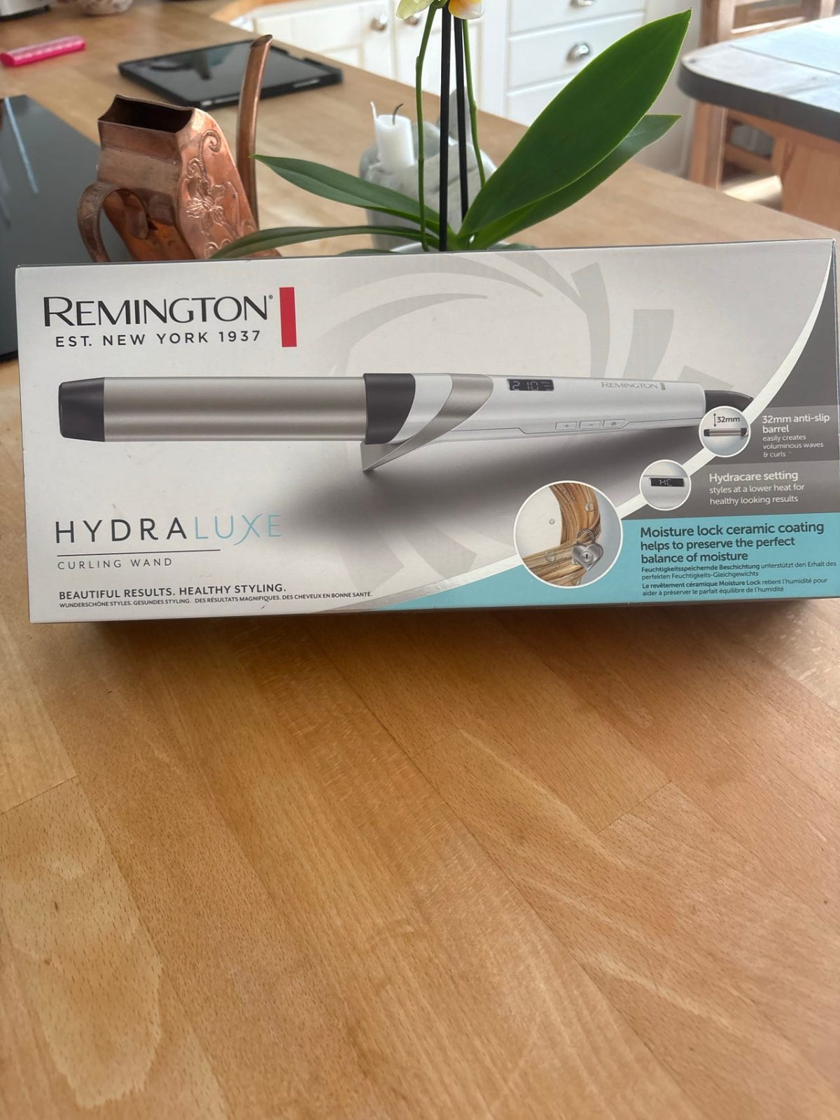 Remington Hydraluxe locktång vit