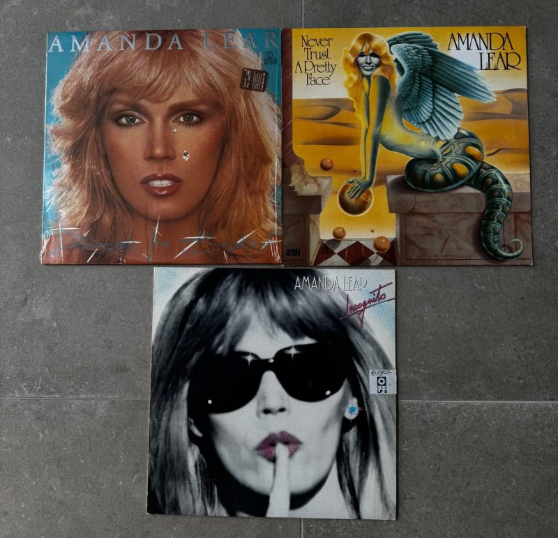 Amanda Lear LP-skivor 3 st