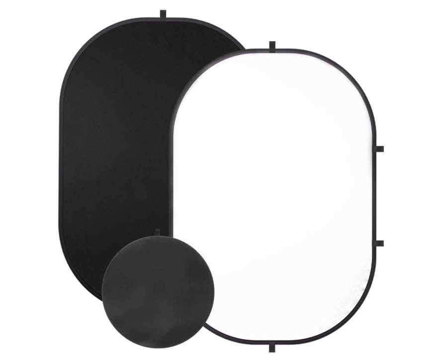 Backdrop Black/White 150 x 200