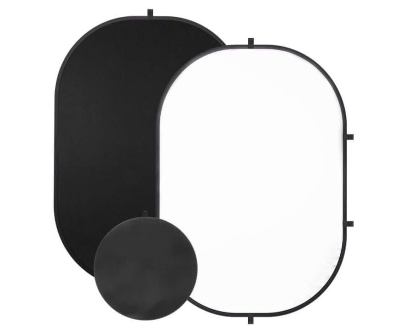 Backdrop Black/White 150 x 200