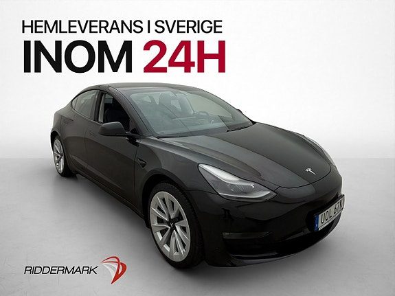 Tesla Model 3 Long Range AWD 440hk Kamera Autopilot Pano