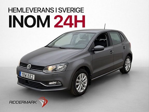 Volkswagen Polo 1.2 TSI 90hk Base Drag Sätesvärme Bluetooth