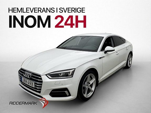 Audi A5 45 TFSI Quattro 245hk Dragkrok P-sensorer Sportstol